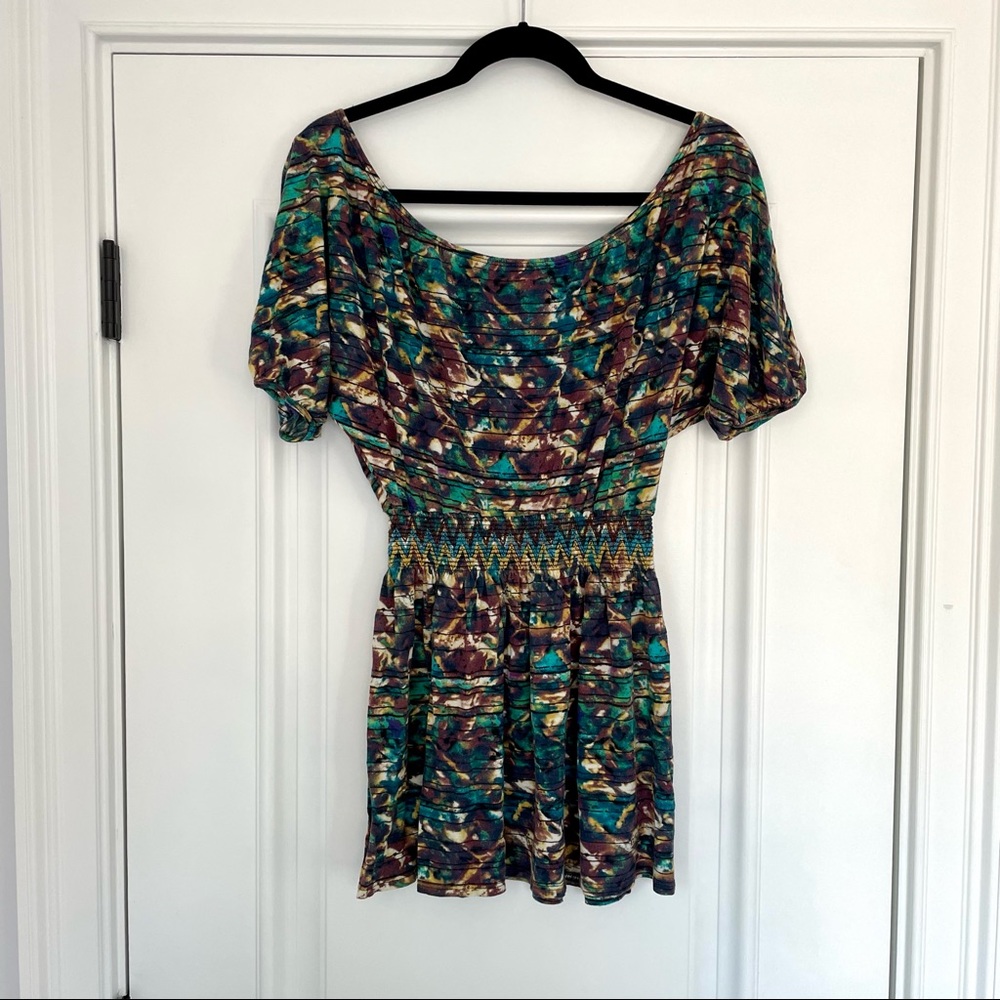 Solemio Multicolored Dress, Size Small